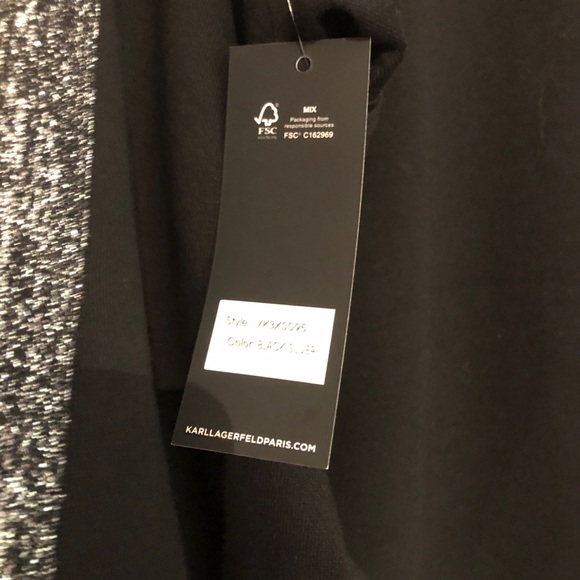 Karl Lagerfeld black crew neck- Size M - Picture 3 of 8
